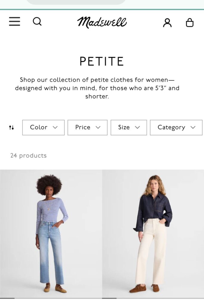 Madewell Petite