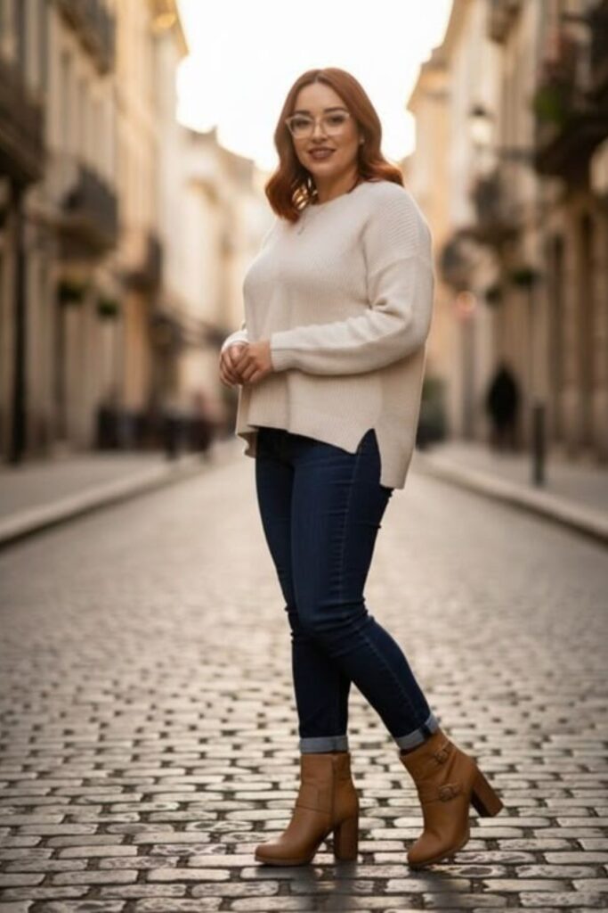 A petite woman