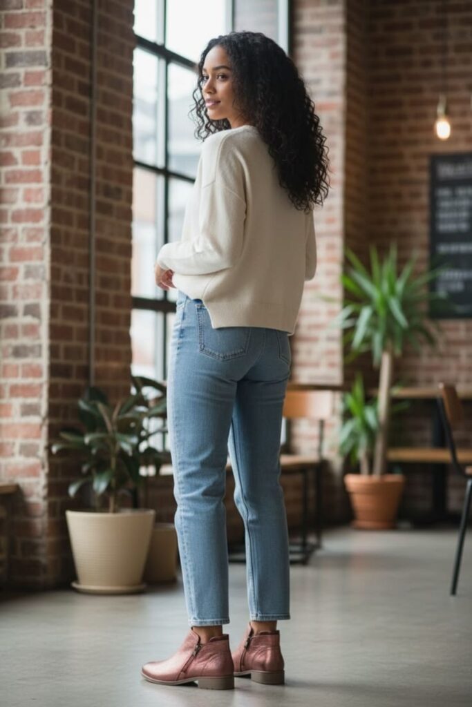 A petite woman