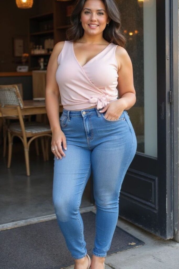 a petite lady