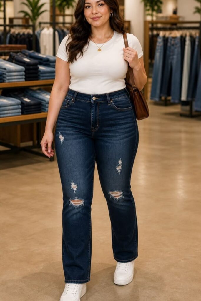 a petite lady