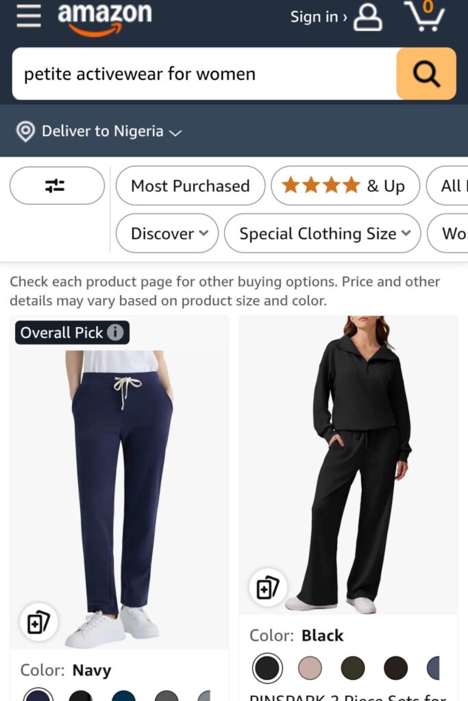 Petite Activewear
