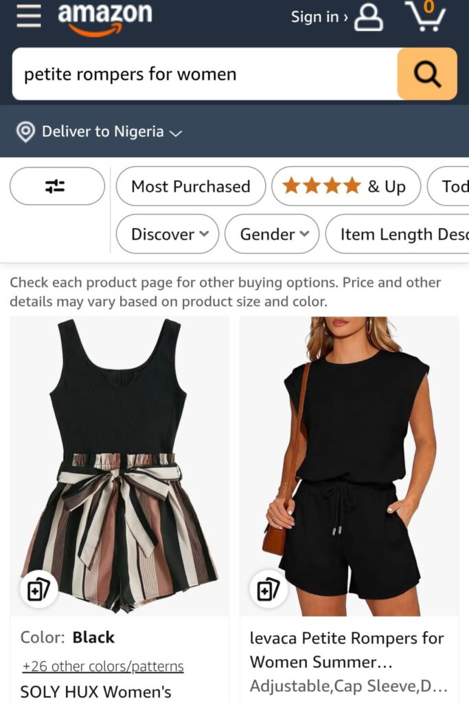 Petite Rompers