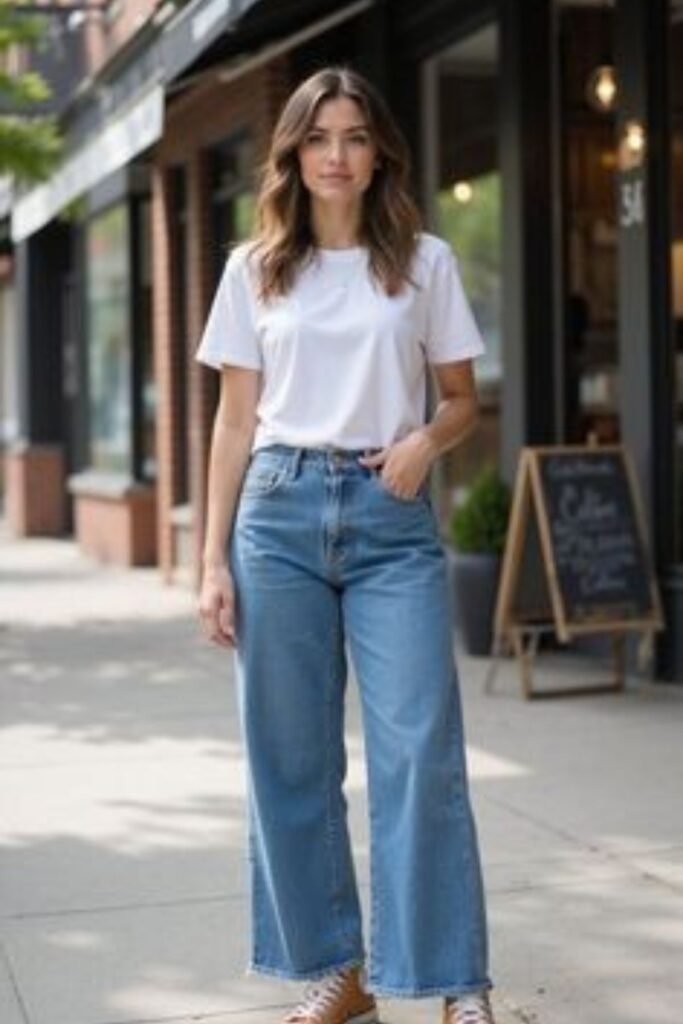 a petite woman 