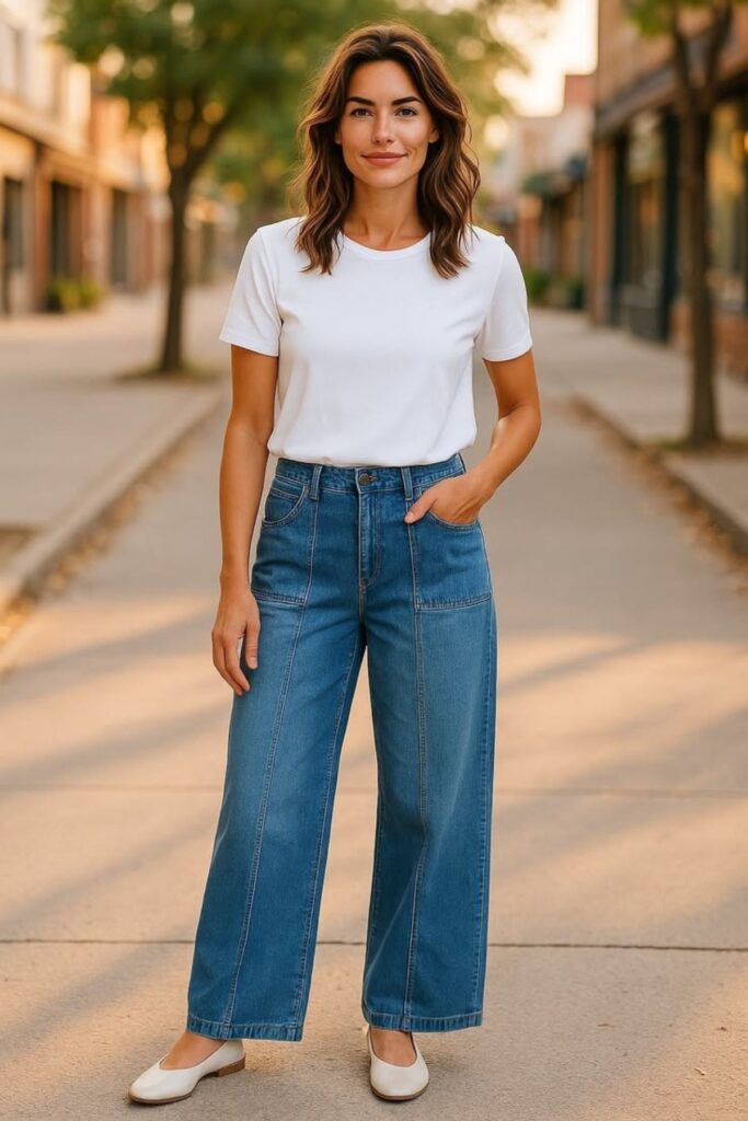 a petite woman 