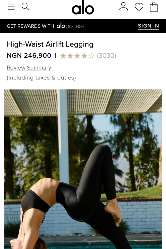 Alo Yoga Airlift High-Waist Legging