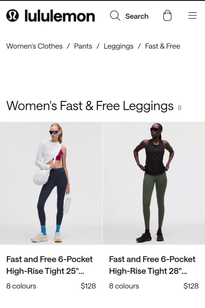 Lululemon Fast And Free High-Rise Tight
