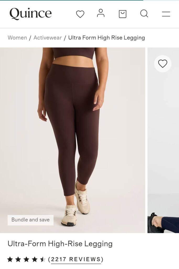 Quince Ultra-Form High Rise Legging