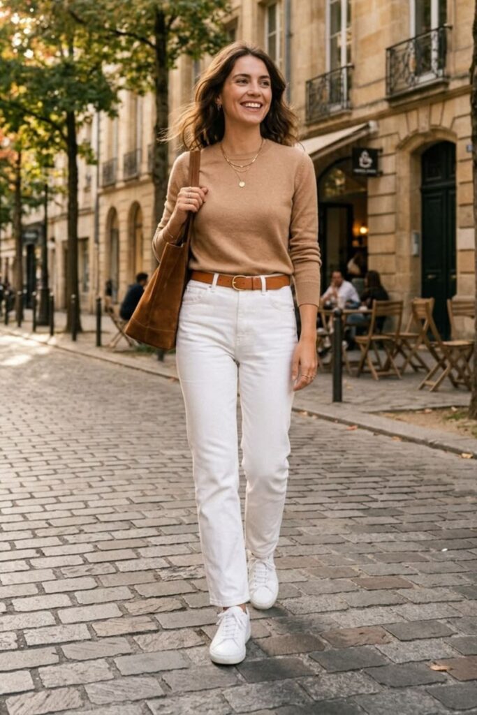 a petite woman 